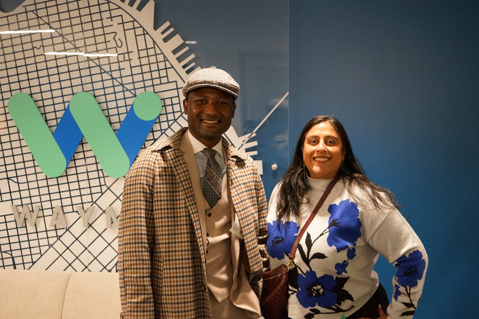 Maina Ibn Mohammed at a Waymo employer site visit